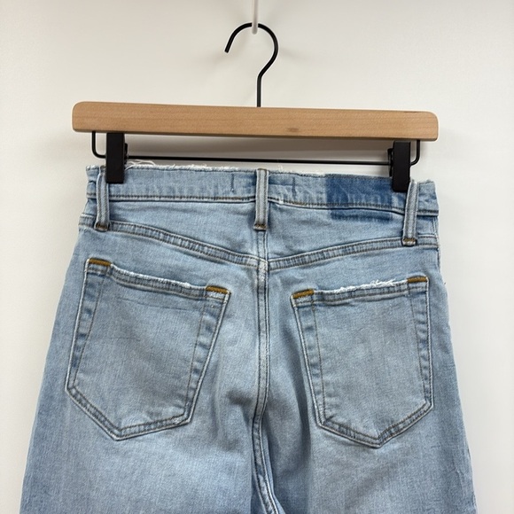 Abercrombie & Fitch The Ankle Straight Ultra High Rise Jeans Light Wash Denim 27 - Picture 6 of 8